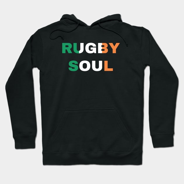 Ireland rugby design Hoodie by Cherubic